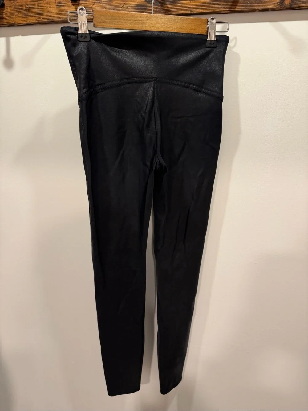 SPANXshape Faux Leather Leggings